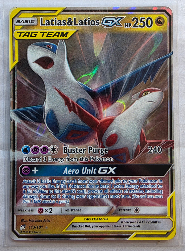 Pokemon - Latias & Latios GX *Ultra Rare* Team Up 113/181