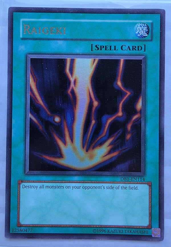 Yugioh - Raigeki *Ultra Rare* DB1-EN114