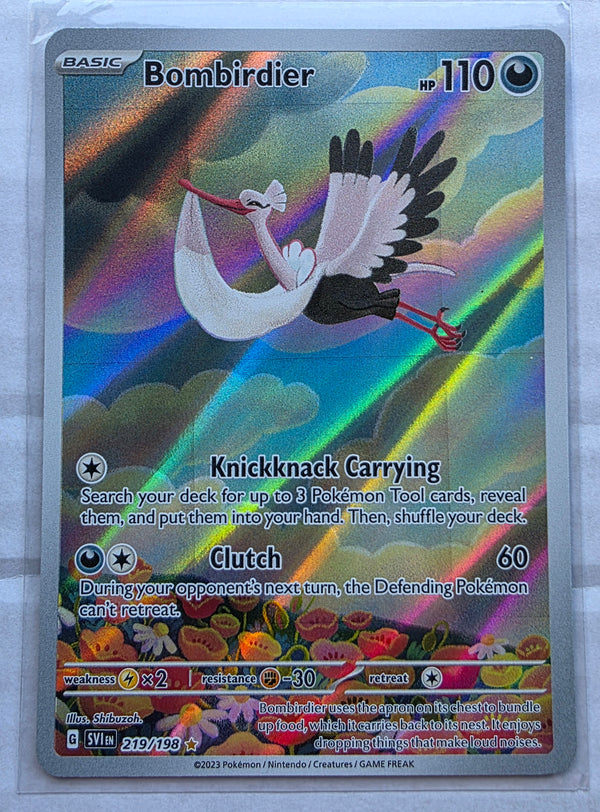 Pokemon - Bombirdier *Illustration Rare* Scarlet & Violet 219/198