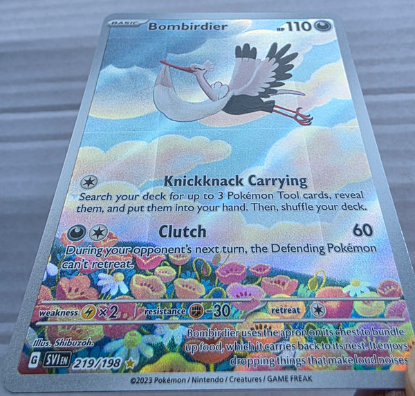 Pokemon - Bombirdier *Illustration Rare* Scarlet & Violet 219/198