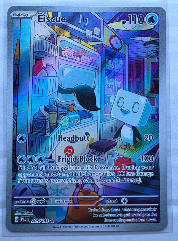 Pokemon - Eiscue *Illustration Rare* Paldea Evolved 205/193