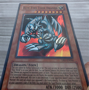 Yugioh - Blue-Eyes Toon Dragon *Super Rare* DB1-EN066
