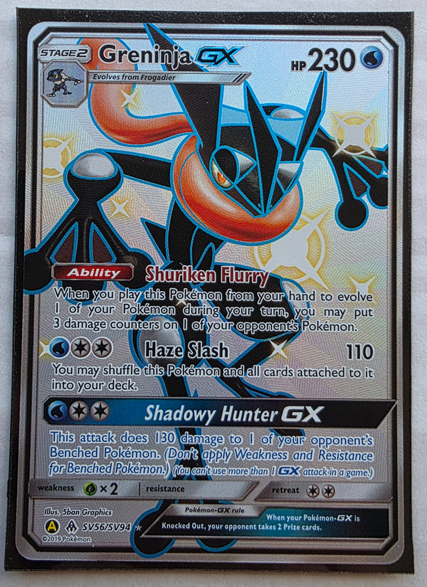 Pokemon - Greninja GX *Shiny Rare* Hidden Fates SV56/SV94