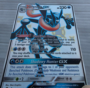 Pokemon - Greninja GX *Shiny Rare* Hidden Fates SV56/SV94
