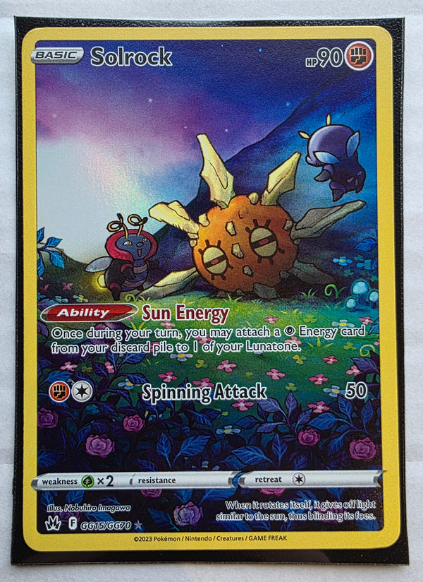 Pokemon - Solrock *Holo* Crown Zenith GG15/GG70