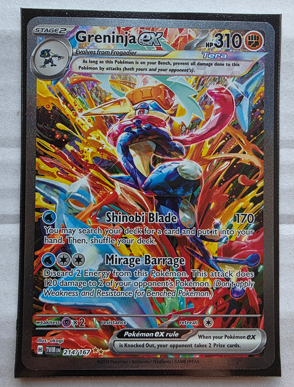 Pokemon - Greninja ex *Special Illustration Rare* Twilight Masquerade 214/167