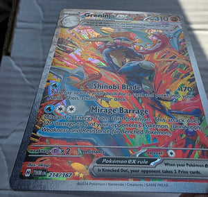 Pokemon - Greninja ex *Special Illustration Rare* Twilight Masquerade 214/167