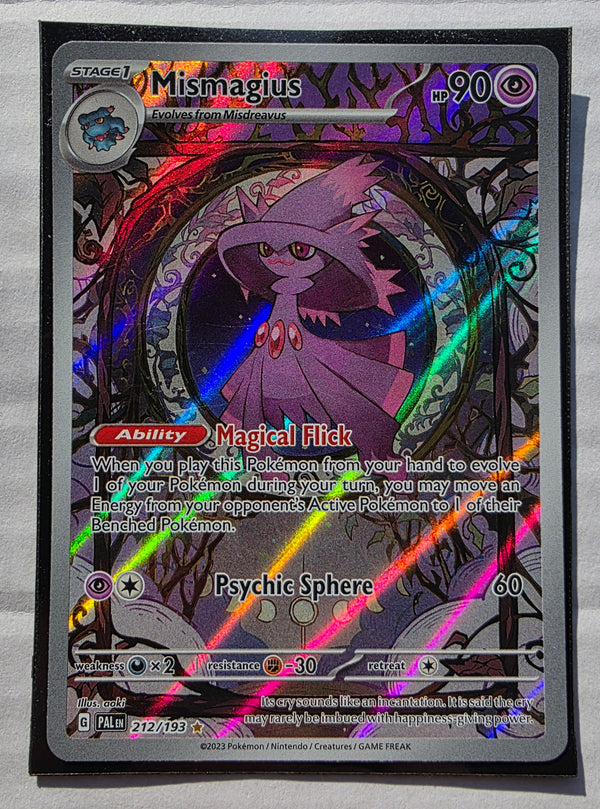 Pokemon - Mismagius *Illustration Rare* Paldea Evolved 212/193