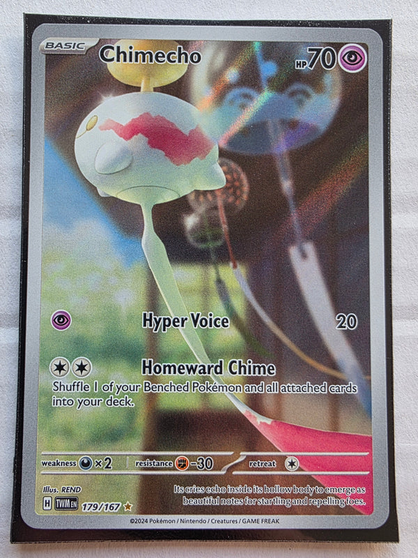 Pokémon - Chimecho *Illustration Rare* Twilight Masquerade 179/167