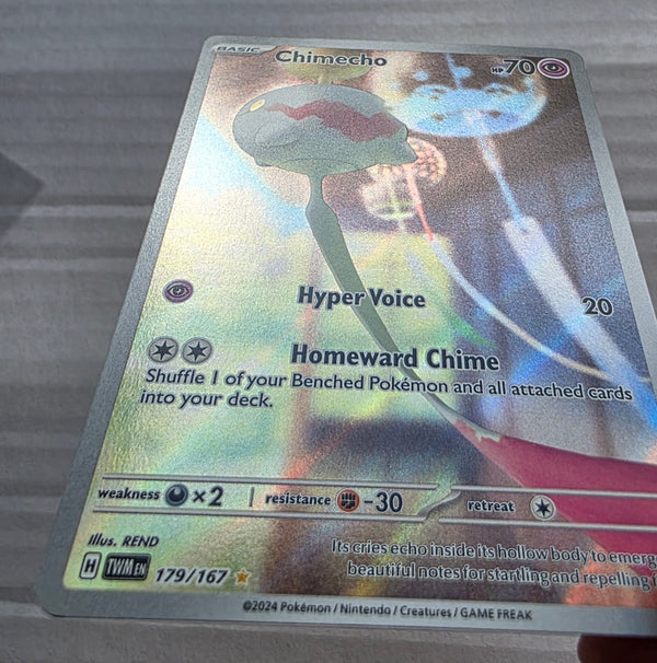Pokémon - Chimecho *Illustration Rare* Twilight Masquerade 179/167