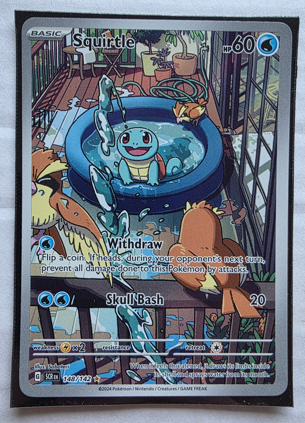 Pokemon - Squirtle *Illustration Rare* Stellar Crown 148/142