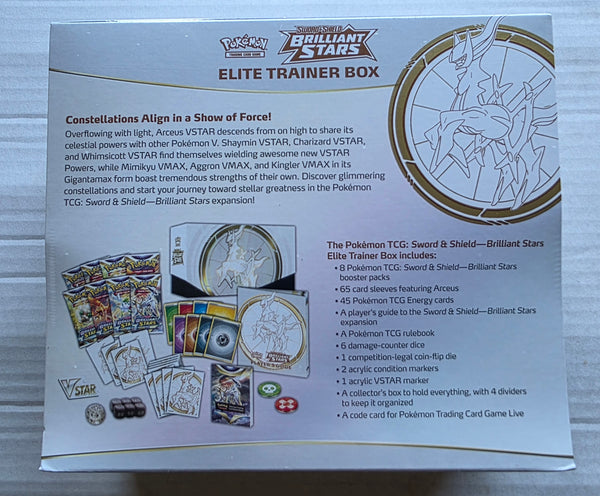 Pokémon - Brilliant Stars Elite Trainer Box ETB (SWSH09)