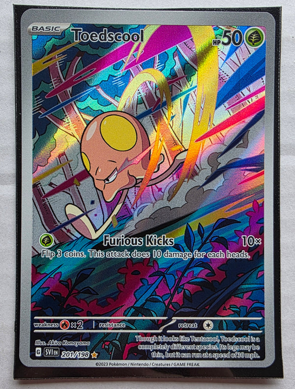 Pokemon - Toedscool *Illustration Rare* Scarlet & Violet 201/198