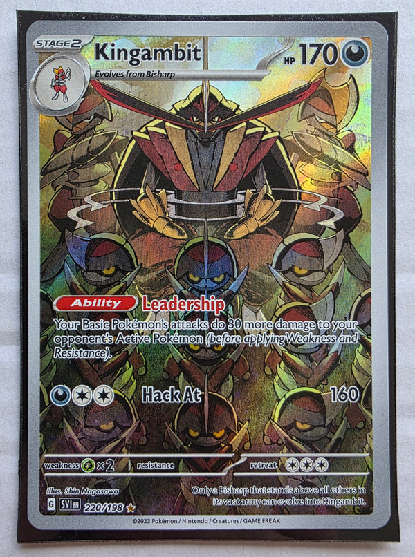 Pokemon - Kingambit *Illustration Rare* Scarlet & Violet 220/198