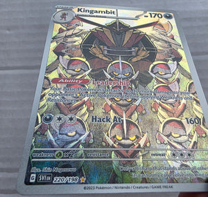Pokemon - Kingambit *Illustration Rare* Scarlet & Violet 220/198