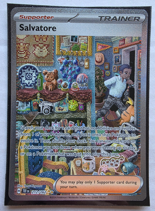 Pokemon - Salvatore *Special Illustration Rare* Temporal Forces 212/162