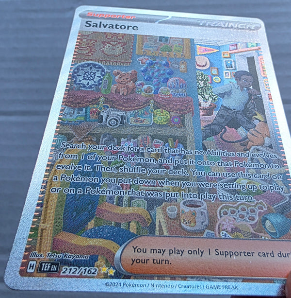 Pokemon - Salvatore *Special Illustration Rare* Temporal Forces 212/162