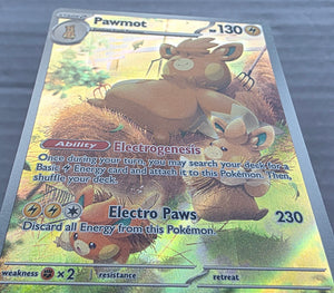 Pokemon - Pawmot *Illustration Rare* Scarlet & Violet 209/198
