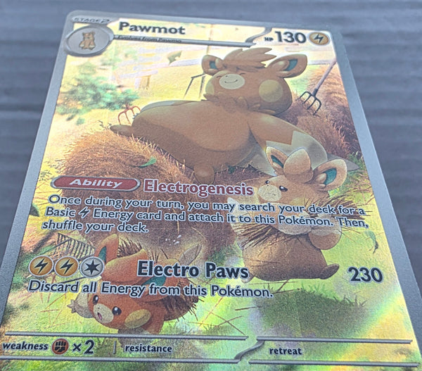 Pokemon - Pawmot *Illustration Rare* Scarlet & Violet 209/198