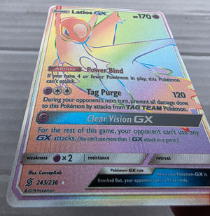 Pokemon - Latios GX *Secret Rare* Unified Minds 243/236