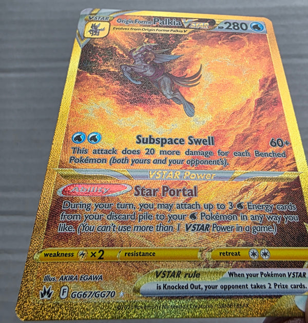 Pokemon - Origin Forme Palkia VSTAR *Secret Rare* Crown Zenith GG67/GG70