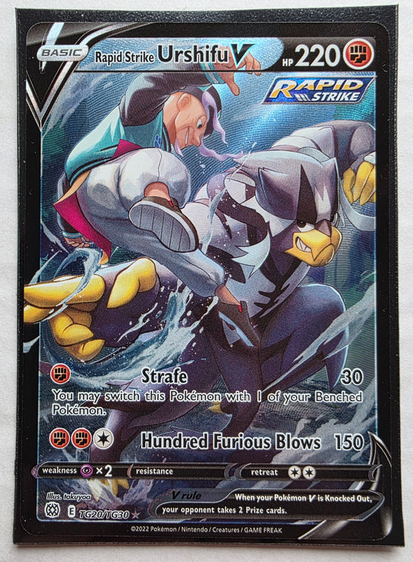 Pokemon - Rapid Strike Urshifu V *Ultra Rare* Brilliant Stars TG20/TG30