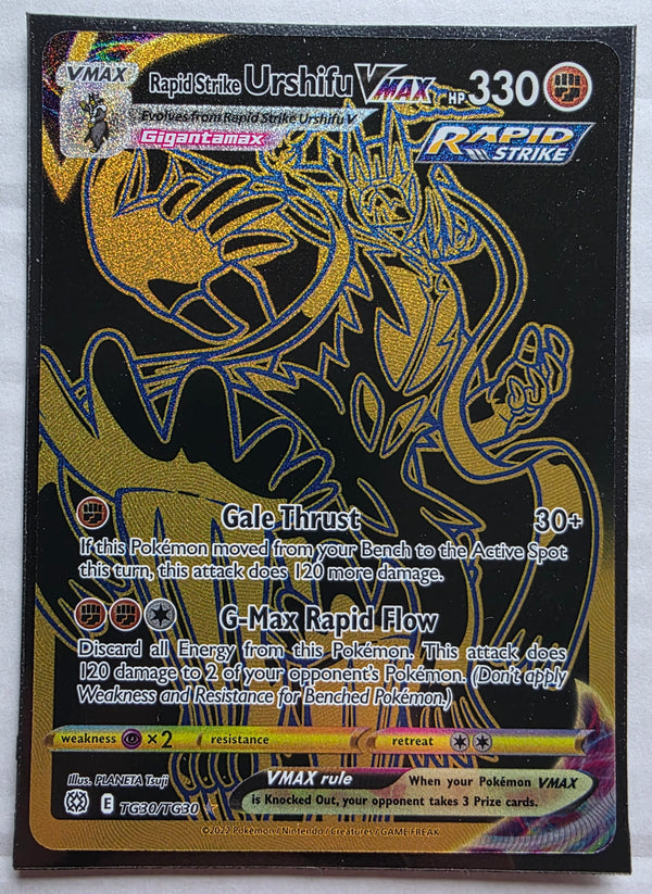 Pokemon - Rapid Strike Urshifu VMAX *Secret Rare* Brilliant Stars TG30/TG30