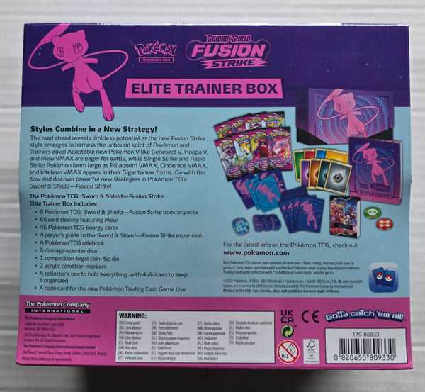 Pokémon - Fusion Strike Elite Trainer Box ETB (SWSH08)