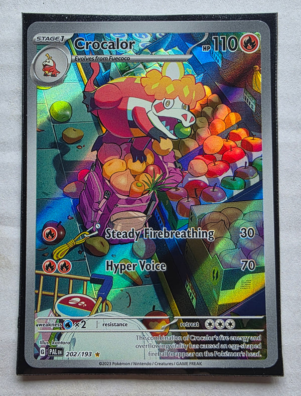 Pokemon - Crocalor *Illustration Rare* Paldea Evolved 202/193