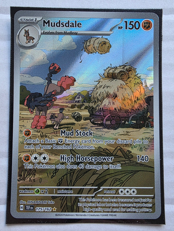 Pokemon - Mudsdale *Illustration Rare* Temporal Forces 175/162