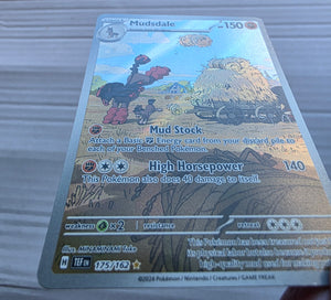 Pokemon - Mudsdale *Illustration Rare* Temporal Forces 175/162