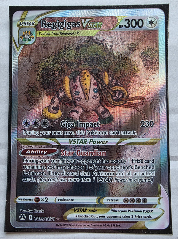 Pokemon - Regigigas VSTAR *Ultra Rare* Crown Zenith GG55/GG70