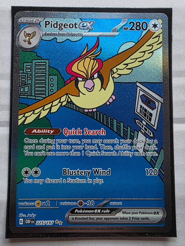 Pokemon - Pidgeot ex *Special Illustration Rare* Obsidian Flames 225/197