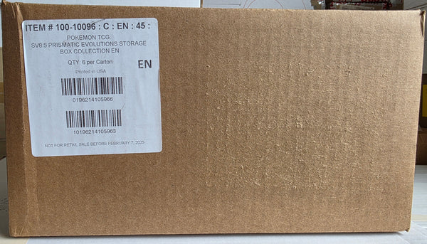 Pokémon - Prismatic Evolutions Surprise Box Case (SV8.5)