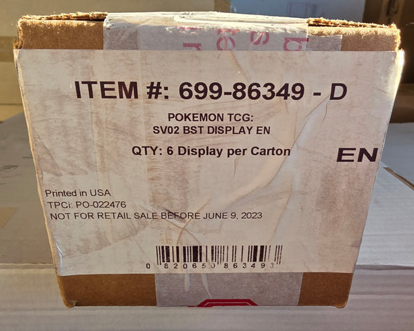 Pokémon - Paldea Evolved Booster Box Case (SV02)