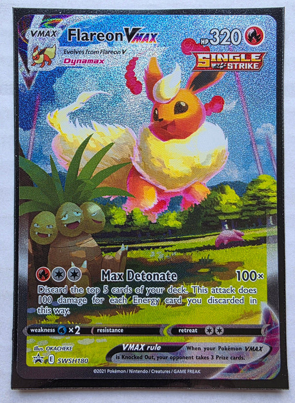 Pokemon - Flareon VMAX *Alternate Art* Black Star Promo SWSH180