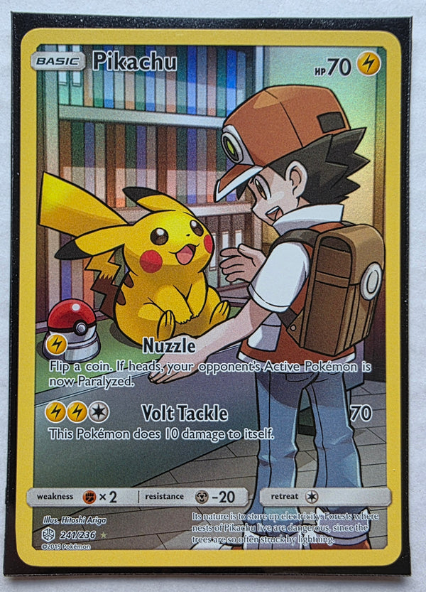 Pokemon - Pikachu *Secret Rare* Cosmic Eclipse 241/236