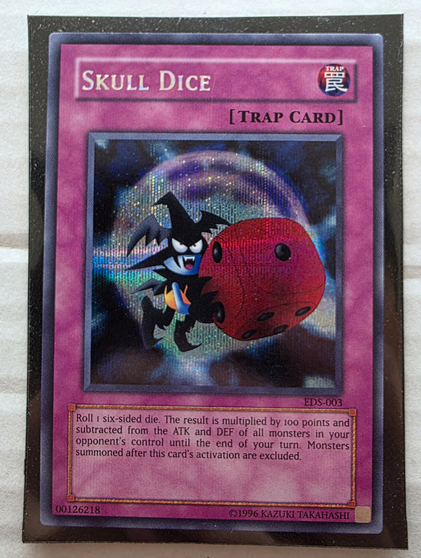 Yugioh - Skull Dice *Prismatic Secret Rare* EDS-003 (LP)