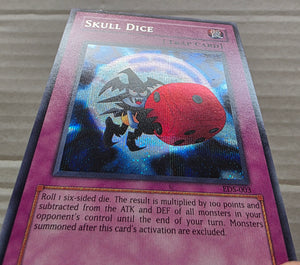 Yugioh - Skull Dice *Prismatic Secret Rare* EDS-003 (LP)