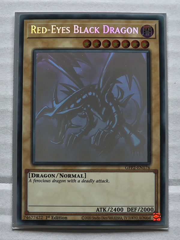 Yugioh - Red-Eyes Black Dragon *Ghost Rare* GFP2-EN176 (NM)