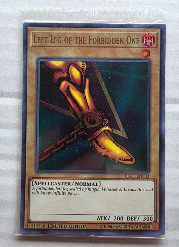 Yugioh - Left Leg of the Forbidden One *Ultra Rare* LART-EN003 (Factory Sealed)