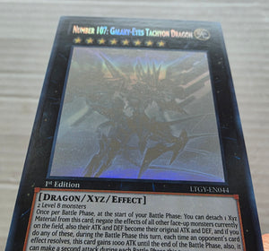 Yugioh - Number 107: Galaxy-Eyes Tachyon Dragon *Ghost Rare* LTGY-EN044