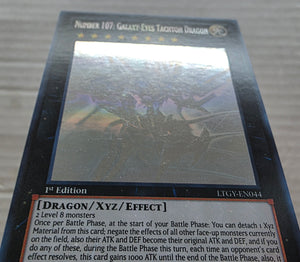 Yugioh - Number 107: Galaxy-Eyes Tachyon Dragon *Ghost Rare* LTGY-EN044