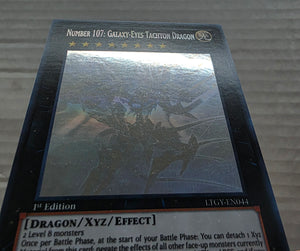 Yugioh - Number 107: Galaxy-Eyes Tachyon Dragon *Ghost Rare* LTGY-EN044