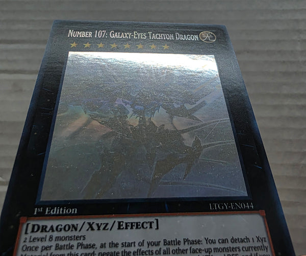 Yugioh - Number 107: Galaxy-Eyes Tachyon Dragon *Ghost Rare* LTGY-EN044