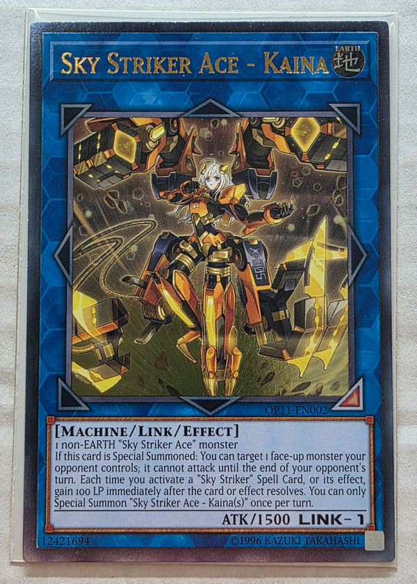 Yugioh - Sky Striker Ace - Kaina *Ultimate Rare* OP11-EN002