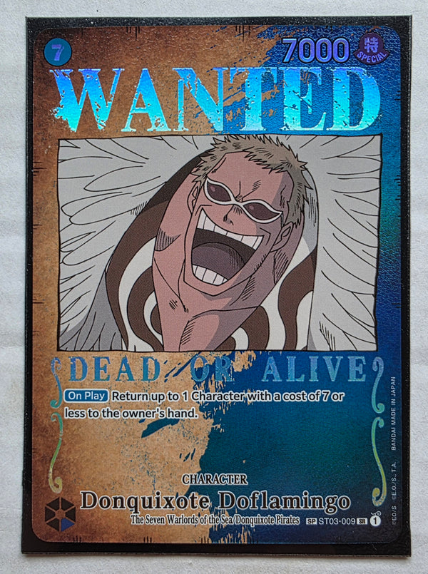 One Piece - Donquixote Doflamingo (WANTED Poster) SP ST03-009