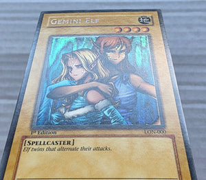 Yugioh - Gemini Elf *Secret Rare* LON-000 (NM)