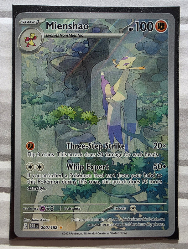 Pokemon - Mienshao *Illustration Rare* Paradox Rift 200/182