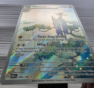 Pokemon - Mienshao *Illustration Rare* Paradox Rift 200/182